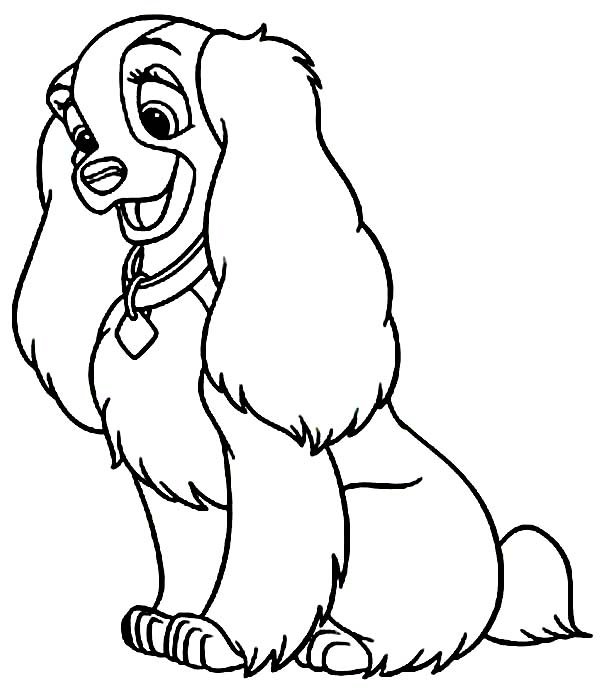 Give your child dog coloring pages