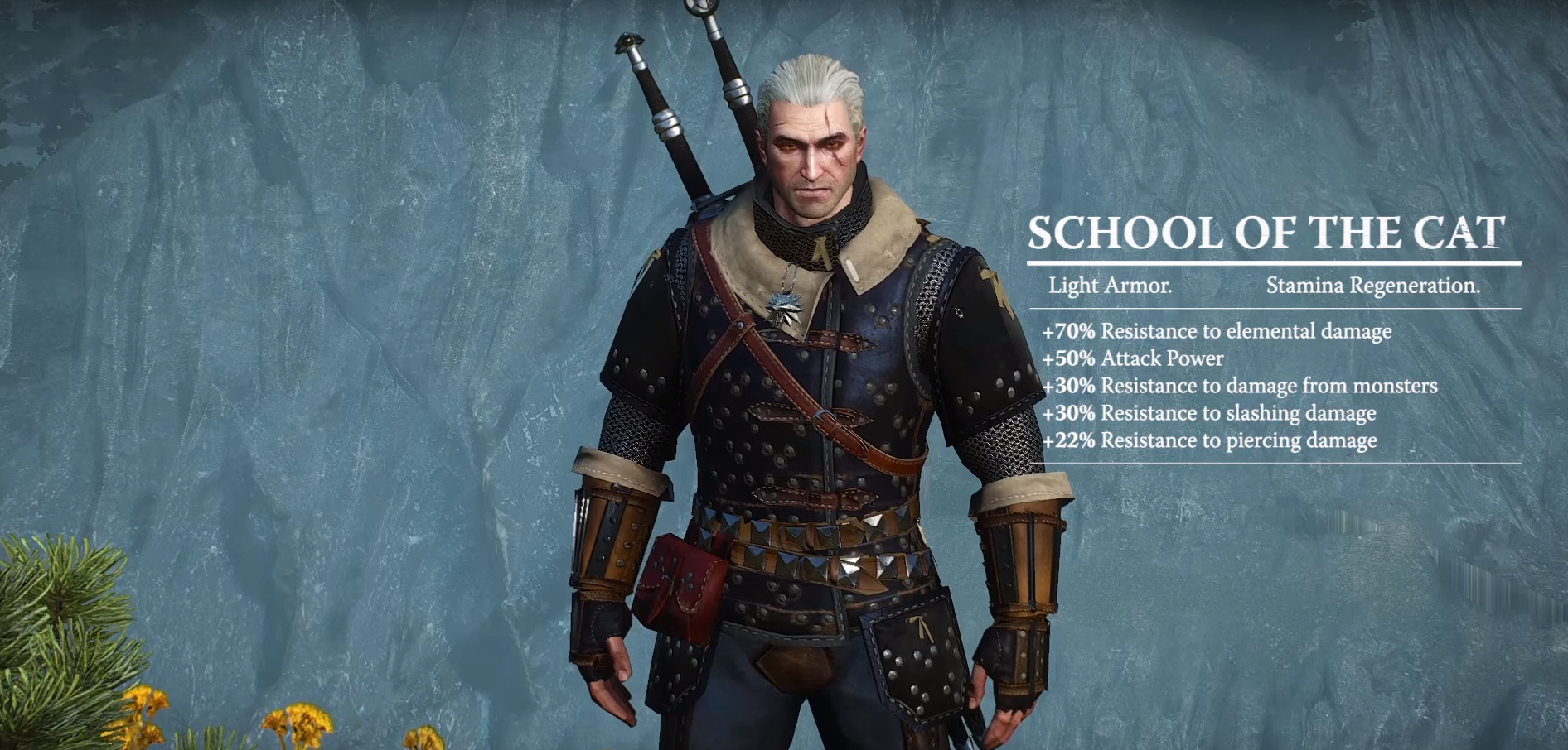 witcher 3 cat school gear